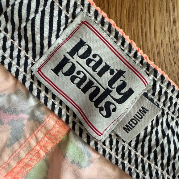 Party Pants Pink Mingo Swim Shorts Size M - Picture 2 of 8